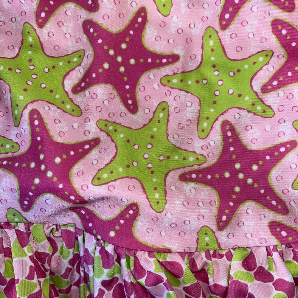 Flap Happy Kids UV 50 NWT Starfish Ruffle Swimsuit Size 6
